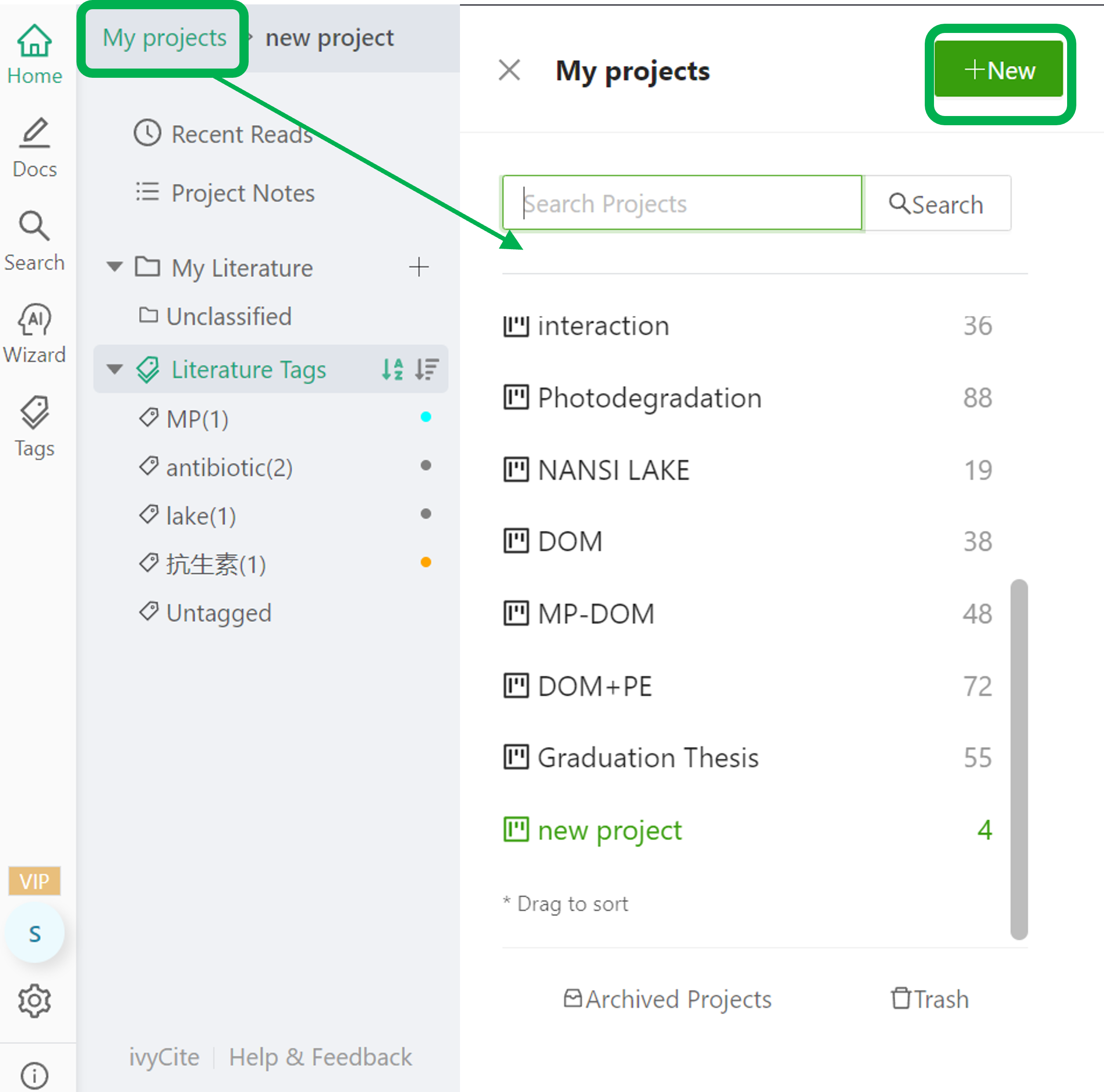 Project List