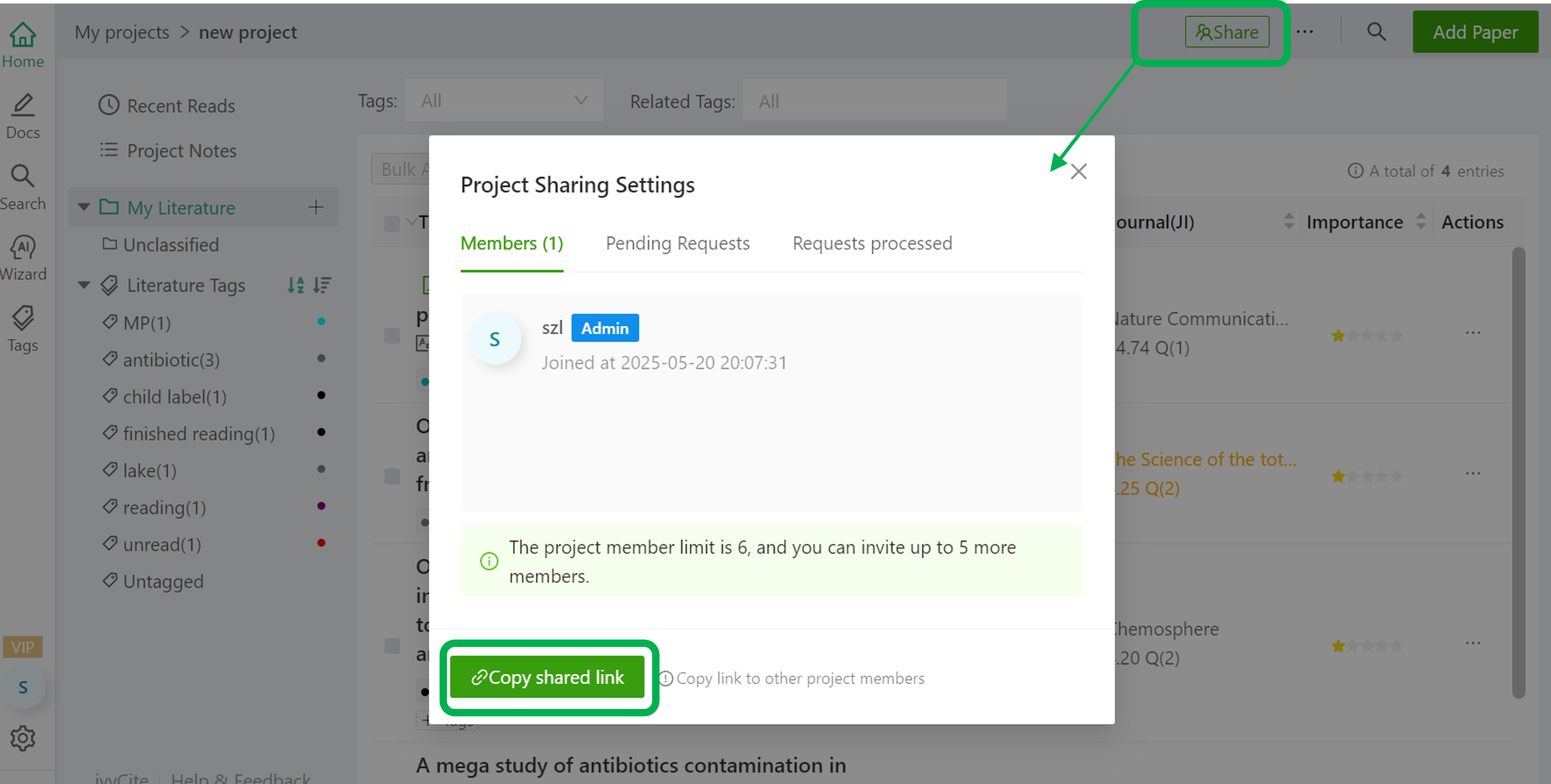 share-project